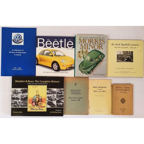 588 - Motors: Daimler and Benz, 2006, oblong folio, almost mint; Morris Minor, 1981, 4to, dj; The Irish Ro... 