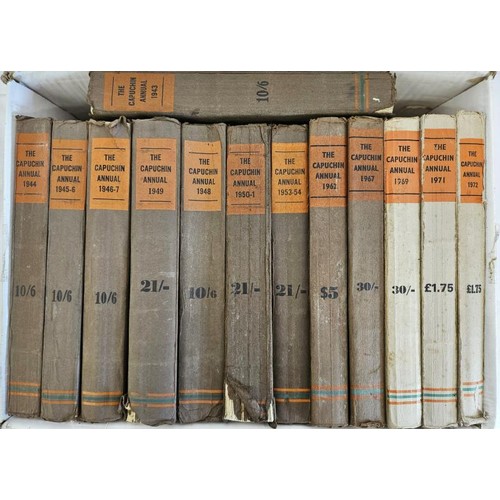 602 - Capuchin Annuals - 1943, 44, 45-6, 46-7, 48, 49, 50-1, 53-4, 62, 67, 69, 71, 72 (13)