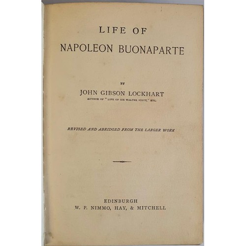 616 - Collection of Antiquarian Fine Bindings such as Life of Napoleon Buonaparte with the Cork Grammer Sc... 