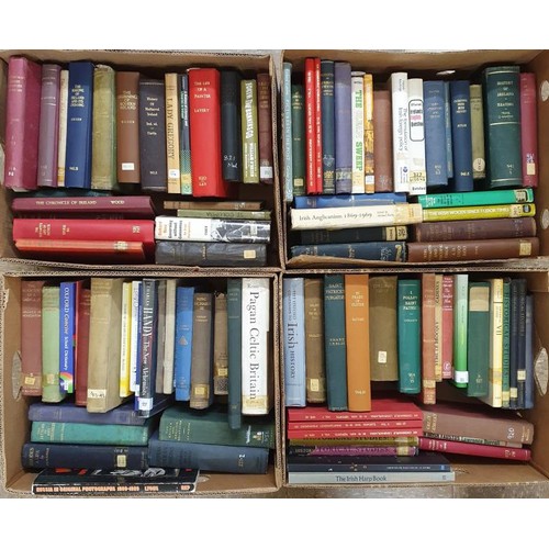 654 - 4 Boxes of Irish and General interest Books c 77 ex libris