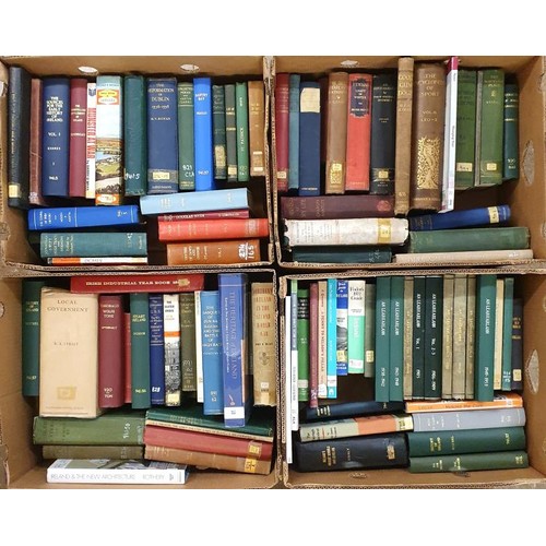 657 - 4 Boxes of Irish and General interest Books c 76, Ex libris