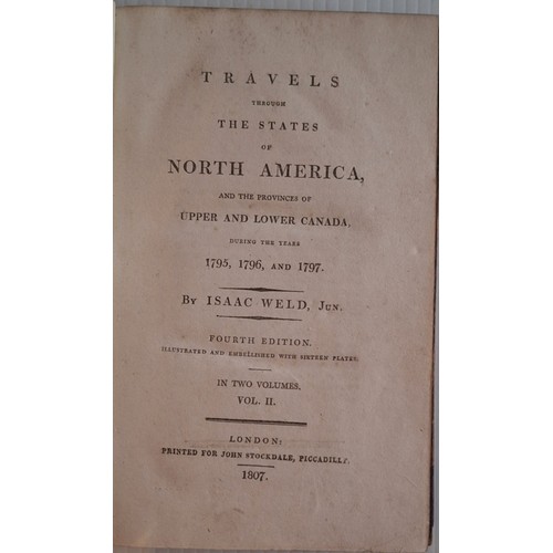 295 - Late Eighteenth Century Travel: Travels through the States of North America and the Provinces of Upp... 