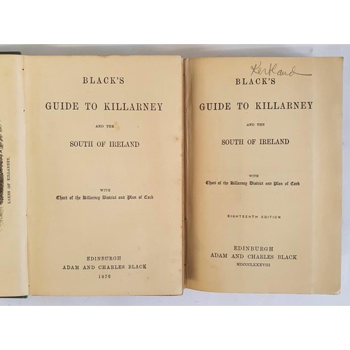 30 - Black’s Guide to Killarney and the South of Ireland with chart of the Killarney District &... 