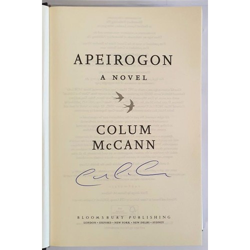 98 - McCann, Colm. Apeirogon. 2020. Hardcover. Condition: As New. Dust Jacket Condition: As New. First Ed... 