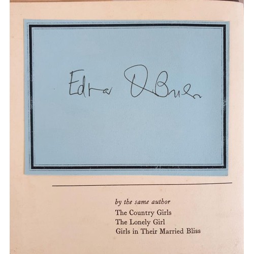 101 - Edna O’Brien; August is a Wicked Month, First edition, first print HB with bookplate signed by... 