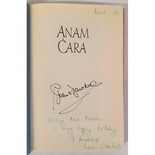 116 - John O’Donohue – ANAM CARA, published 1997. First American Edition, First Printing, Sign... 