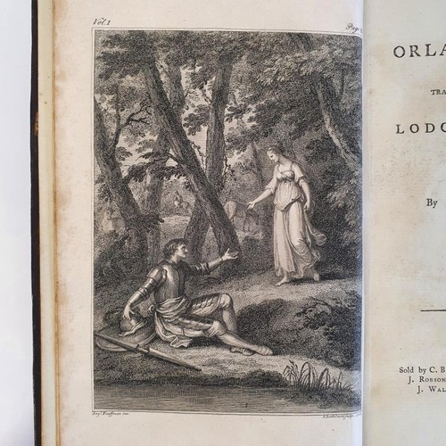 137 - Orlando Furioso, Translated from the Italian of Lodovico Ariosto with Notes by John Hoole. Date: 178... 