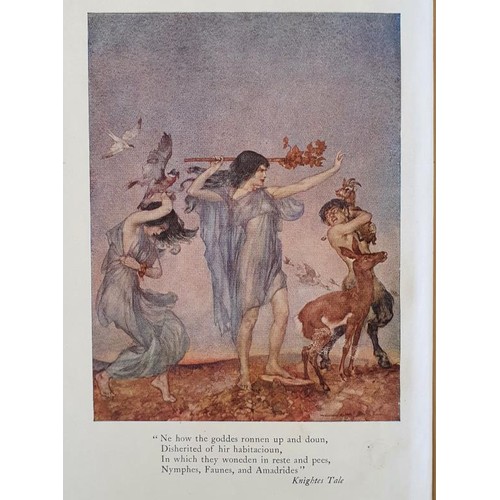 138 - Chaucer's Canterbury Tales. Illustrated by W. Russell Flint Medici Society Ltd, (London, 1929). Half... 