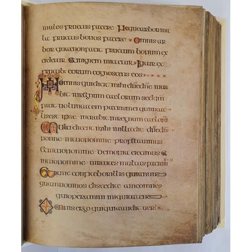 153 - The Book of Kells. The Book of Kells, the most precious illuminated manuscript of the early Middle A... 