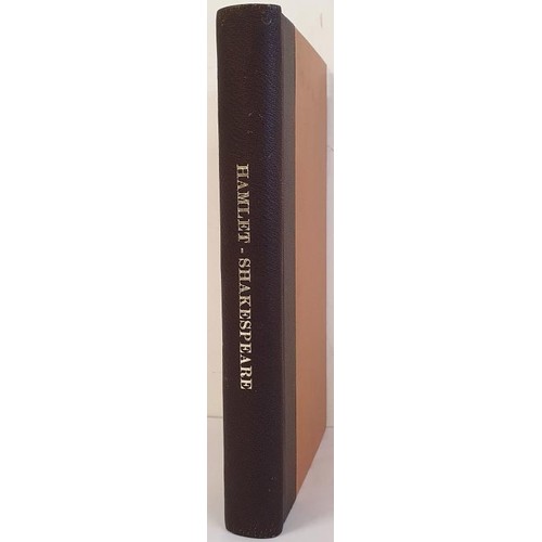 175 - Hamlet 1860 Edition (Duke of Devonshire Edition). Hamlet By William Shake-speare, 1603. Hamlet By Wi... 