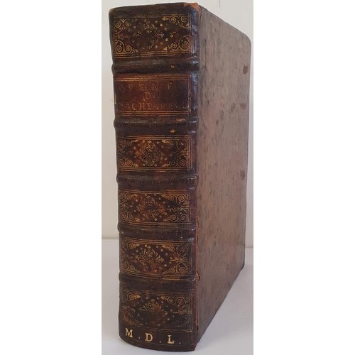 181 - Machiavelli (Niccolò). Tutte le Opere, 5 parts in 1 vol. Geneva, 1550, Full Leather