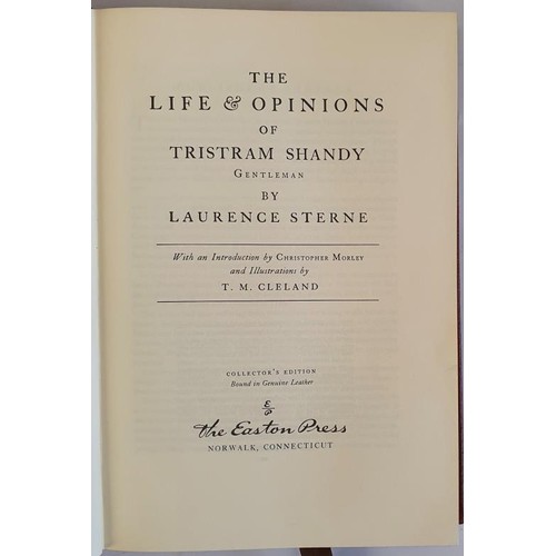 183 - THE LIFE AND OPINIONS OF TRISTRAM SHANDY, GENTLEMAN Easton Press Laurence Sterne Published by Easton... 