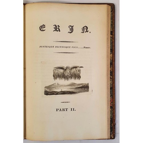 193 - Erin. A Geographical and Description Poem, In Two Parts. 8vo Full Leather. 1810. First Edn., hd. col... 