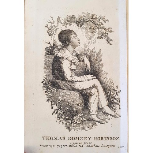 201 - Juvenile Poems Thomas Romney Robinson Published by J. Smyth & D. Lyons, Belfast, 1806. A very sc... 