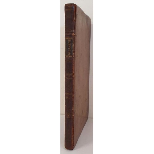 202 - Killarney A Poem. London: George Robinson, 1772. First Edition, Dublin Edition. Full leather