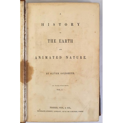 210 - Goldsmith’s Animated Nature. A History of The Earth and Animated Nature by Oliver Goldsmith, i... 