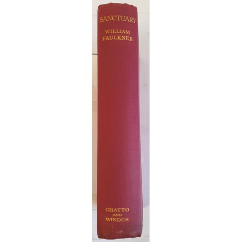 228 - William Faulkner – Sanctuary, Chatto and Windus, London, 1931. First UK Edition, First Printin... 