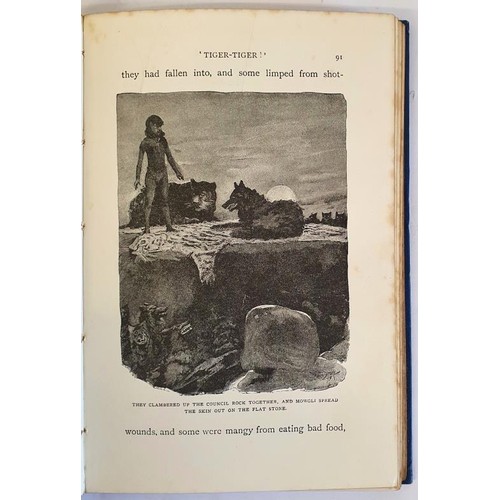 230 - The Jungle Book – Rudyard Kipling, published by Macmillan & Co, London 1895. pp. 212. Illu... 