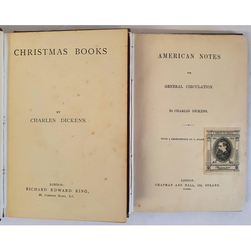 231 - Charles Dickens – Christmas Books, First UK Edition THUS. n.d. Circa 1892. Pp 286. Original ma... 