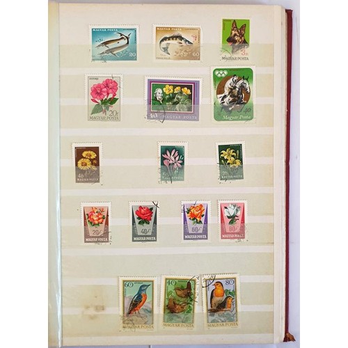 248 - 2 Attractive Stamp Albums with vintage and modern stamps compiled by a previous owner. early and dec... 