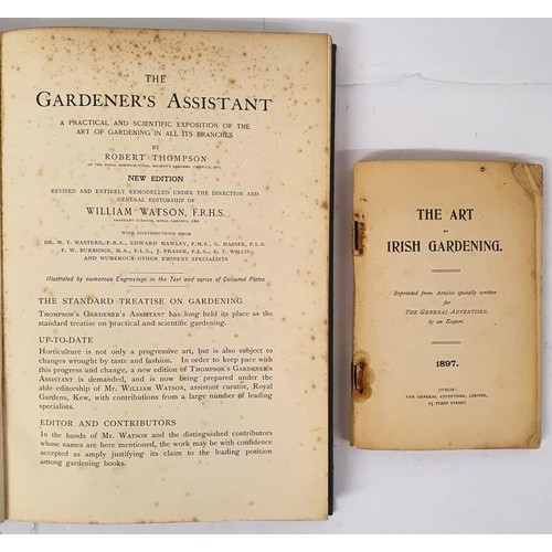 263 - Gardening: The Art of Irish Gardening- reprinted from Articles specially written for The General Adv... 