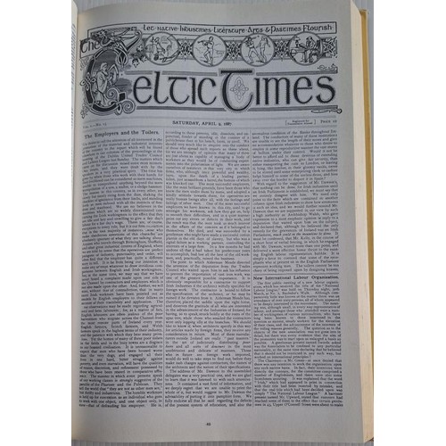 267 - Celtic Times – Michael Cusack’s Gaelic Games Newspaper (Clasp Press, 2003). Facsimile Re... 