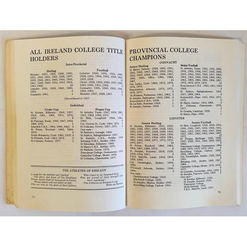 272 - Story of the G. A. A. by Seamus O’Ceallaigh. A History Book and Reference for Gaels. Wellbrook... 