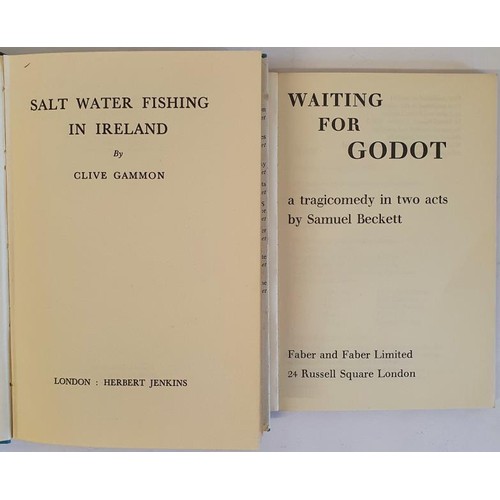 294 - Clime Gammon. Salt Water Fish in Ireland. 1966. 1st. Illustrated Pictorial d.j. and Samuel Beckett. ... 