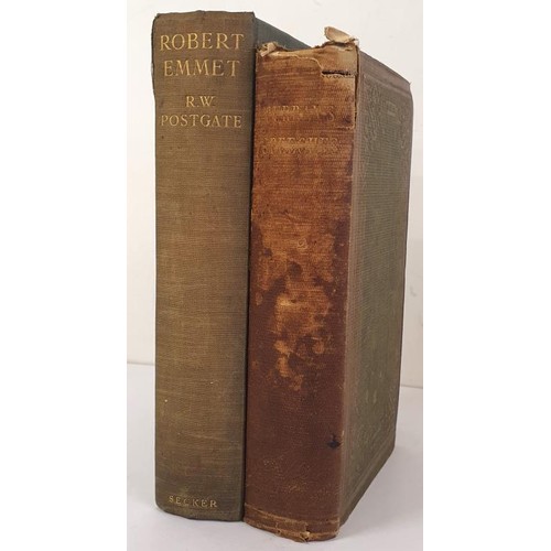 322 - Raymond W. Postgate. Robert Emmett, 1931; and The Speeches of John Philpott Curran, 2nd edit., Dubli... 