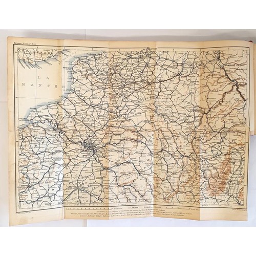 347 - H.R Addison. Belgium As She Is. 1843 and Baedekers. Northern France 1894 and Paris and ts Environs c... 