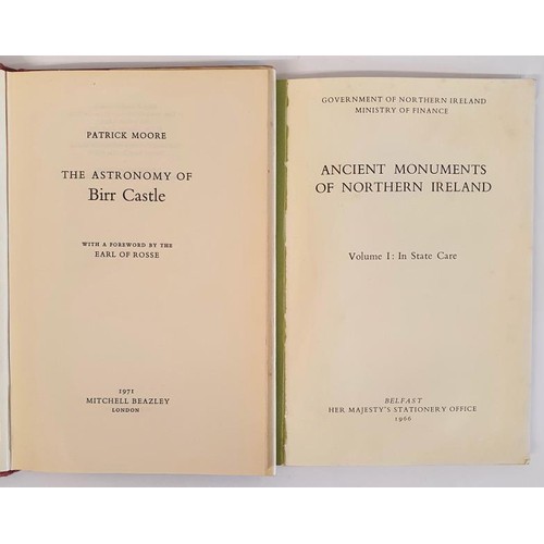 348 - Patrick Moore. The Astronomy of Birr Castle. 1971. 1st P1ctorial D.J.;  and Ancient Museum of I... 