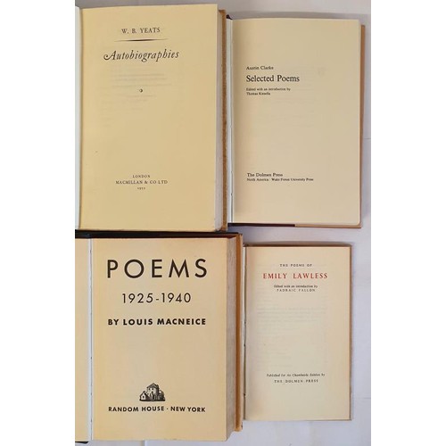 377 - Austin Clarke – Selected poems. Published by The Dolmen Press 1976. Padraic Fallon – The... 