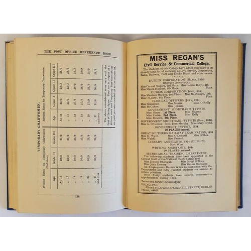 383 - The Post Office Reference Book (Ireland) by William Norton, published in 1936 at Union Headquarters,... 