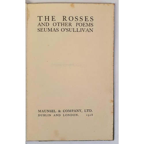 425 - The Rosses: And Other Poems Seumas O'Sullivan, 1918, 1st Ed