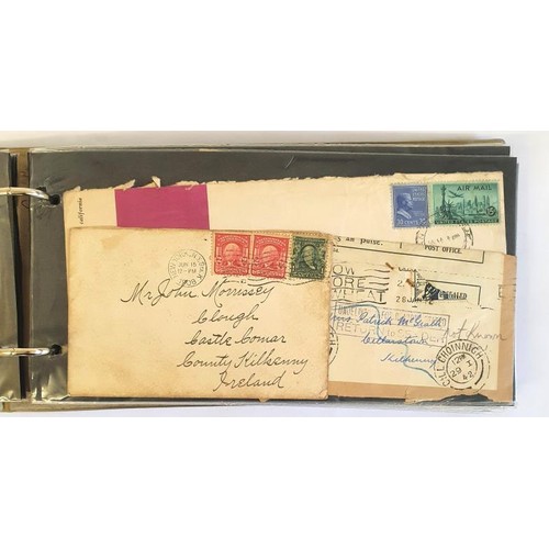 438 - Kilkenny Postal History. Collection of approximately 70 individual items in album. Correspondence an... 