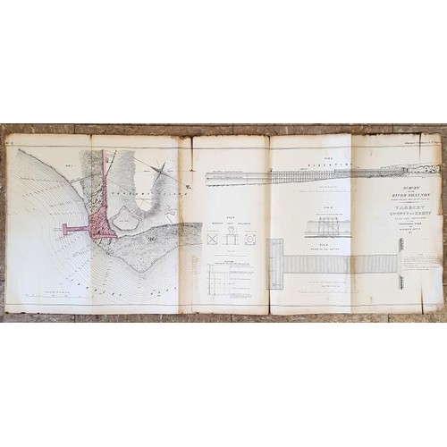 457 - [County Kerry 1837 Maps] Shannon Commission Report. Survey of the River Shannon. Tarbert Harbour; Ta... 