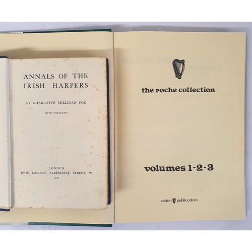 474 - Milligan Fox, Charlotte. Annals Of The Irish Harpers. London: John Murray, 1911. Blue cloth boards w... 