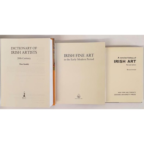 490 - Theo Snoddy, Dictionary of Irish artists 20th century, 2nd ed; 4to mint copy, 768 pps.; Bruce Arnold... 