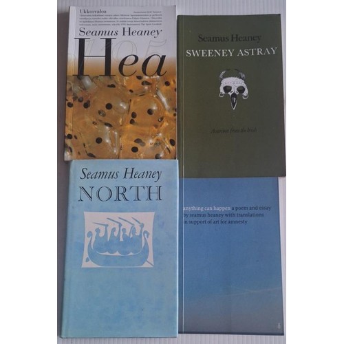 524 - Thirty works by or about Seamus Heaney. Some duplicates, but different editions. The following four ... 