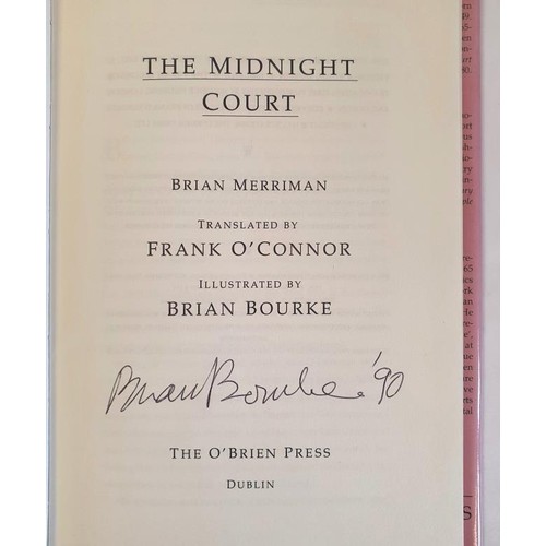 534 - Poetry: The Midnight Court illustrated by Brian Bourke SIGNED; Poems of Alienation by Jack Harte, 19... 