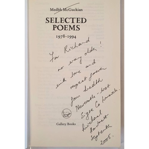 547 - Poetry: Selected Poems by Meabh McGuckian, 1997 SIGNED; My Life as a Stalinist, 2018 SIGNED; Compost... 