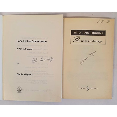 551 - Rita Ann Higgins; Face Licker Come Home, one act play, Signed first edition, first print, Salmon 199... 