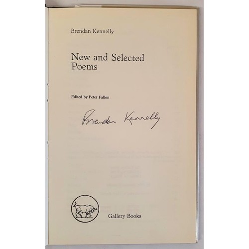 554 - Brendan Kennelly; New and Selected Poems, Signed first edition, first print HB, Gallery Press 1976