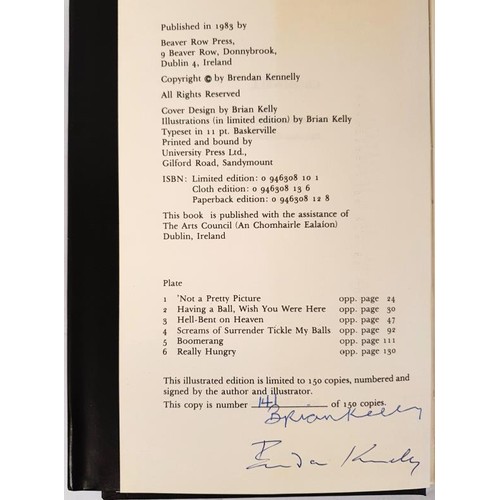 556 - Brendan Kennelly: Cromwell 141 of 150, SIGNED by Brendan Kennelly and Brian Kelly-Illustrator, 1983;... 