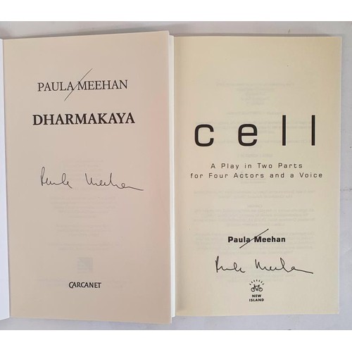 569 - Paula Meehan; Dharmakaya, Signed first edition, first print PB, Carcanet 2000 Cell, Signed first edi... 