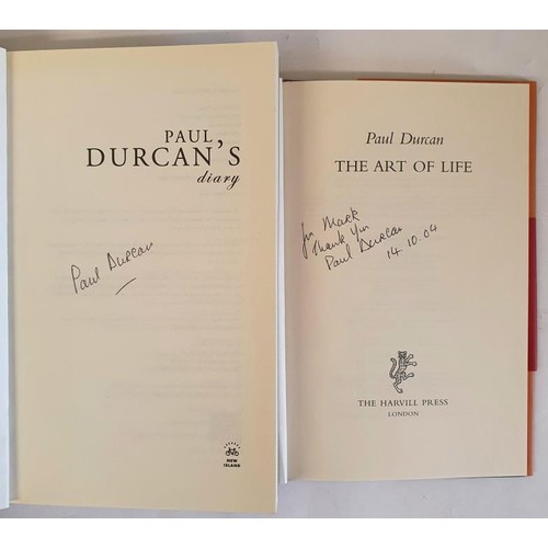 574 - Paul Durcan; Paul Durcan’s Diary, Signed first edition PB, New Island 2003; The Art of Life, S... 