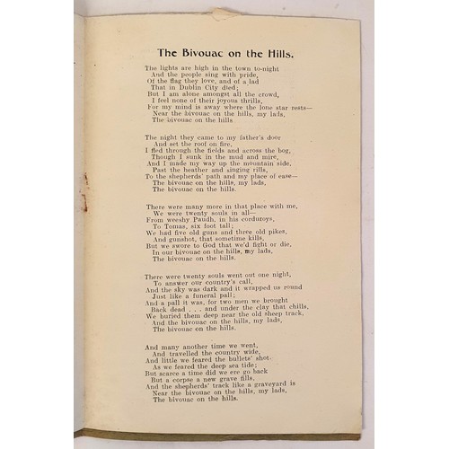 419 - Songs Of Revolt by Frank J. Hugh O'Donnell, Wood Printing Works, Fleet Street, Dublin. For the Benef... 