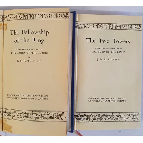 234 - J.R.R. Tolkien – The Fellowship of the Ring, published 1961. First Edition, 10th Impression. F... 