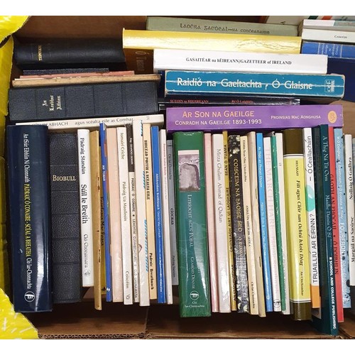 617 - Collection of Irish Language interest books, c 60