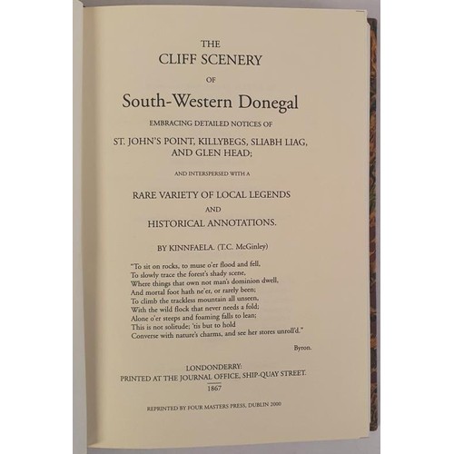 29 - The Cliff Scenery of South-Western Donegal. detailed notices of St. John's Point, Killybegs, Sliabh-... 